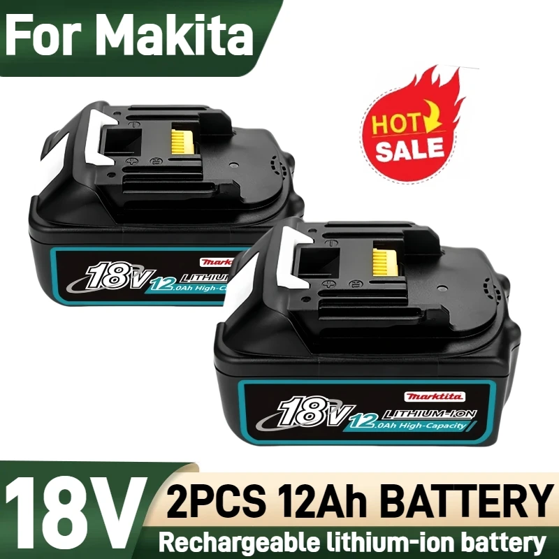 

100% Original battery 18V 12.0Ah Lithium Ion Battery, for makita 18v battery BL1830 BL1850B BL1840 BL1860 power tool battery
