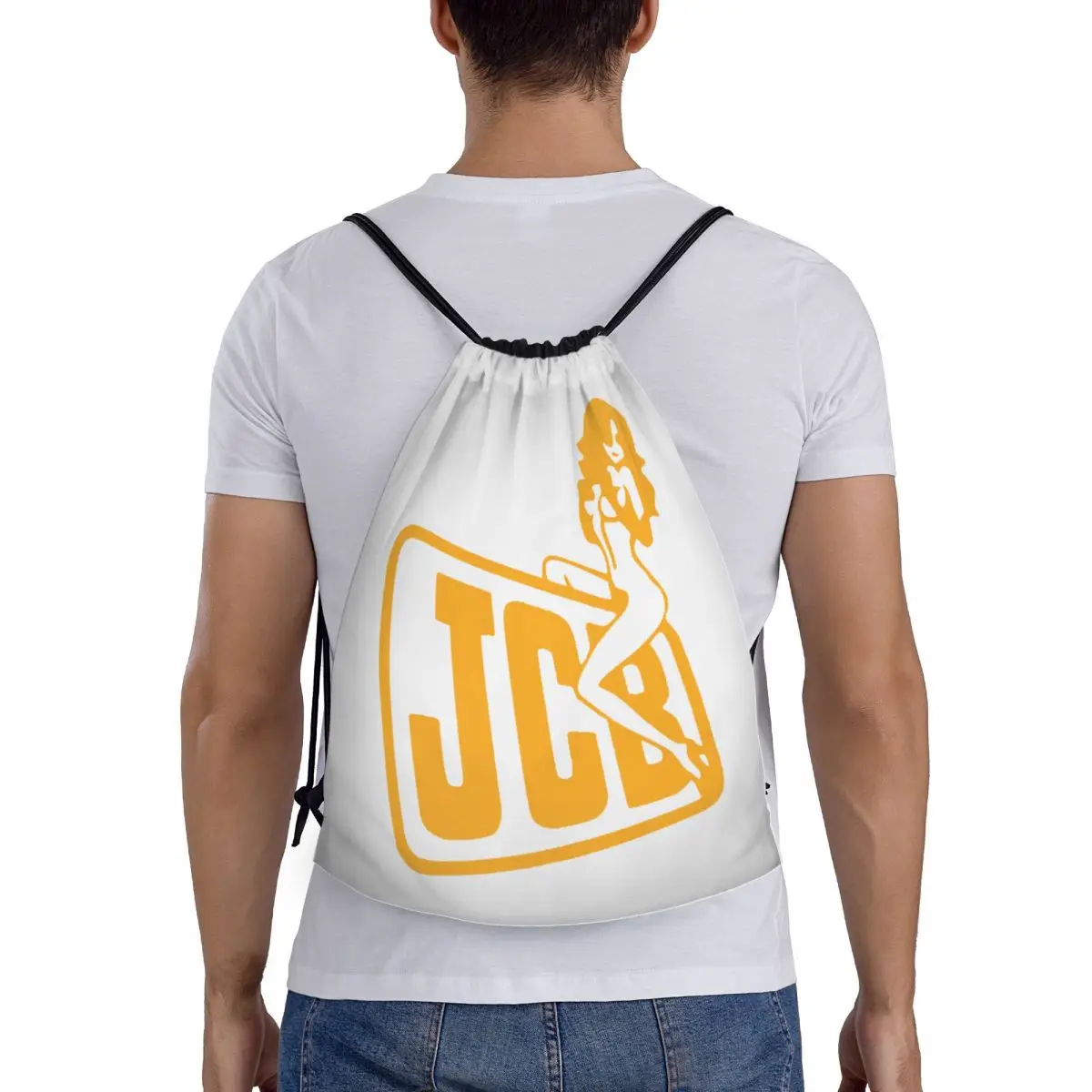 Jcb Trekkoord Tassen Dames Heren Draagbare Sport Gym Sackpack Training Opslag Rugzakken