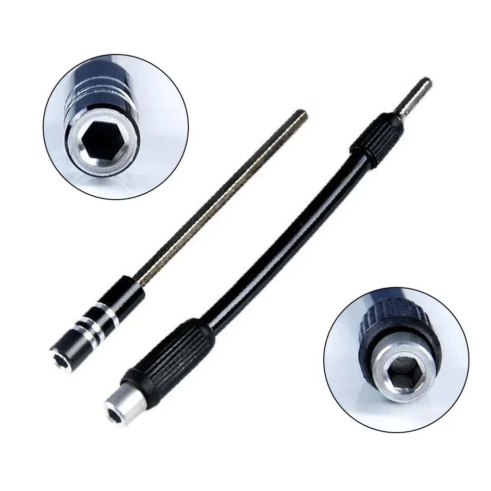 4mm Universal Hard Soft Shaft Batch Head For Electric Drill Bit Holder Flexible Screwdriver Hex Shank Screwdriver Extension Rod