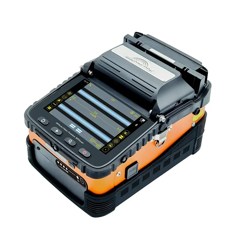 Signal Fire AI-6A six-motor 3-year warranty with built-in light 5200mAH power bank FTTH fiber optic fusion splicer