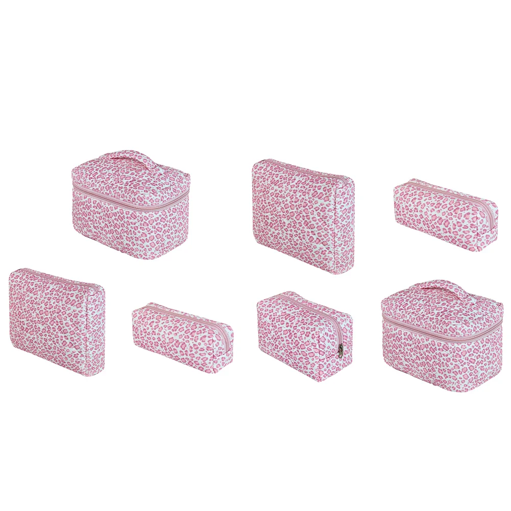 

Косметичка с подкладкой Ins, чехол для туалетных принадлежностей с хлопковой подкладкой в горошек, портативная стеганая сумка для ухода за кожей, сумка для работы и даты