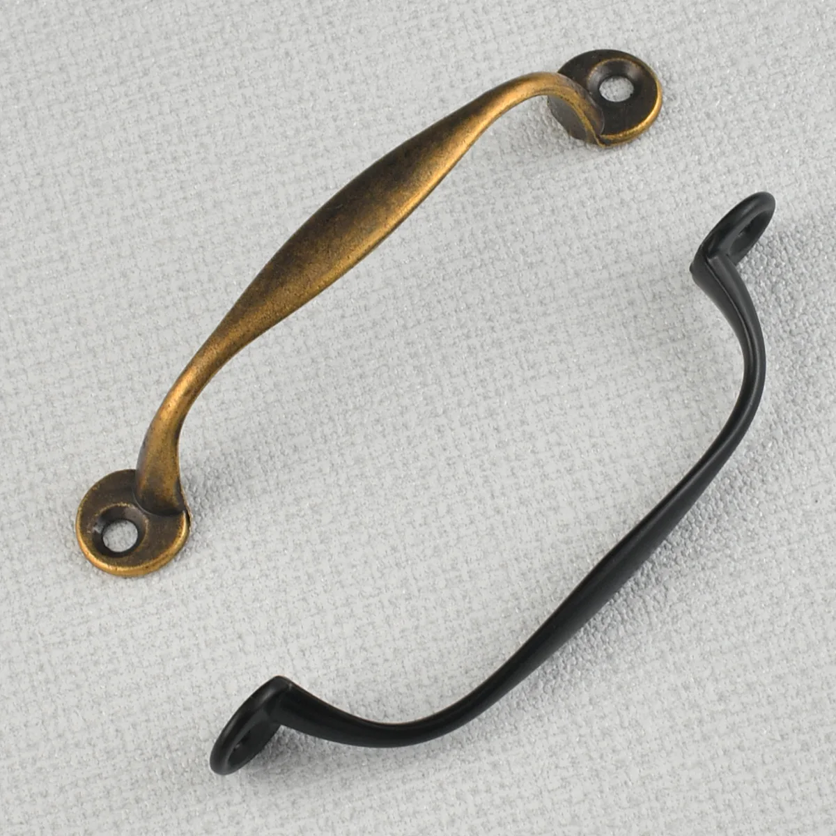 

New Chinese Cabinet Pulls Door Handle Bronze Black Zinc Alloy Retro Drawer Cabinet Wardrobe Door Handle Furniture Hardware