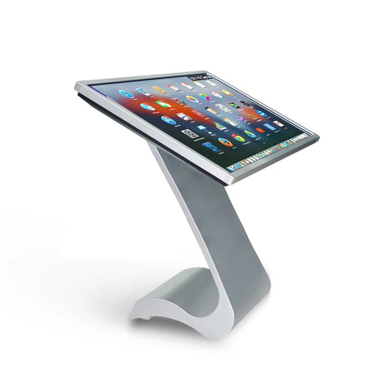 Quiosco de pantalla táctil con soporte de suelo de 43 pulgadas, quiosco interactivo con pantalla táctil, Monitor de pantalla táctil, quiosco Lcd táctil multipunto Digital