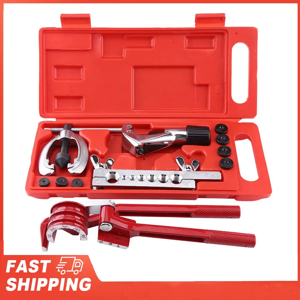 

11 шт. комплект для развальцовки труб, комплект для ремонта тормозной топливной трубки с набором инструментов для гибки резака