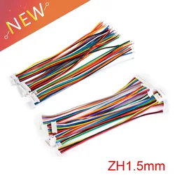 5PCS ZH 1.5mm 2/3/4/5/6/7/8/9/10P Double-ended Terminal Line 10CM ZH1.5 Same Direction Electronic Wire Connector