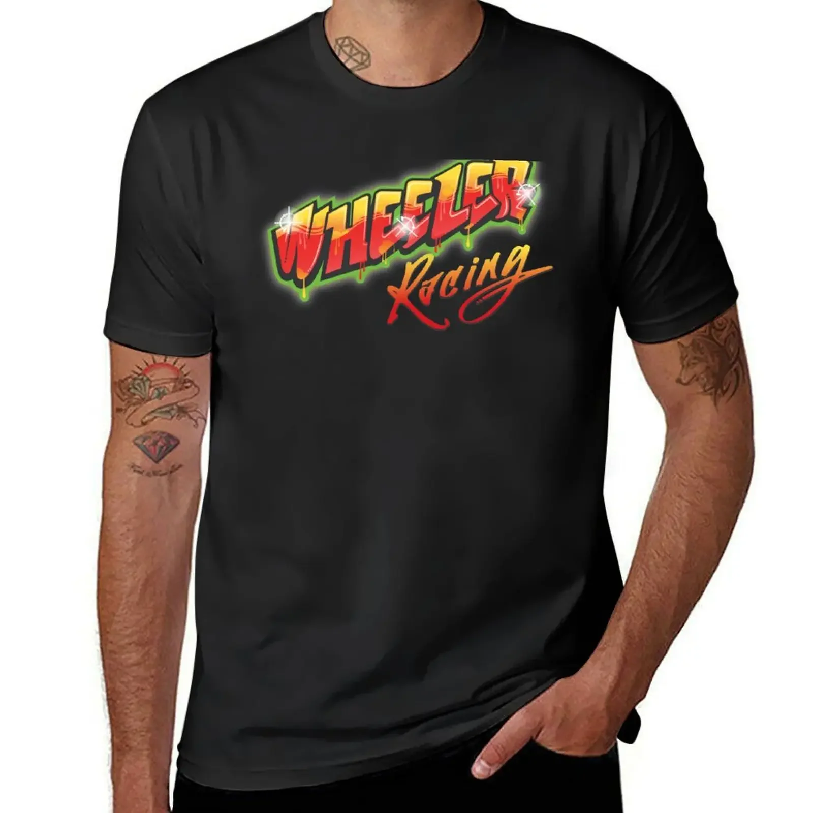 Upper Middle Bogan - Wheeler Racing 1 T-Shirt essential t shirt quick-drying T-shirts for men cotton