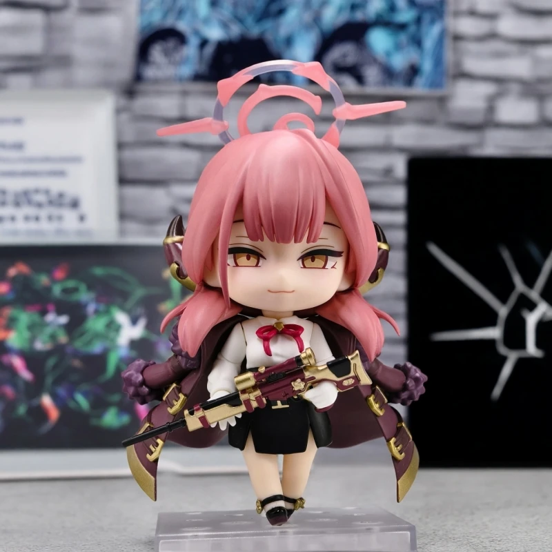 Figurine Rikuhachima Aru de 10cm, périphérie de jeu animé, Version Q, modèle d'action, ornements en boîte, poupée Kawaii, cadeau