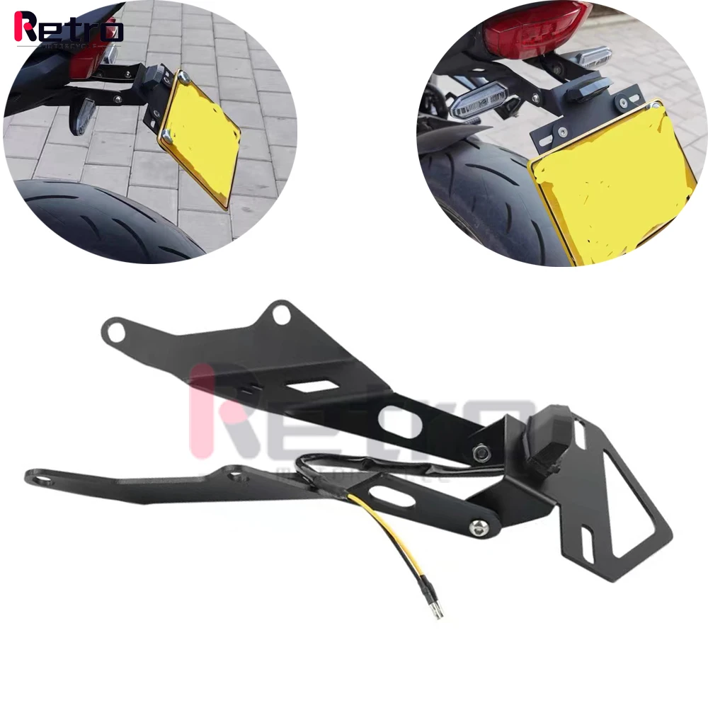 

Держатель номерного знака, светодиодный светильник для HONDA CB650R CBR650R 2021 2022 CBR 650R CB 650R, аккуратный фиксатор крыла мотоцикла