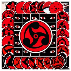 10/30/50 stücke Anime NARUTO Die Sharingan Aufkleber für Kinder DIY Graffiti Skateboard Gepäck Laptop Wasserdichte Kühle aufkleber Decals