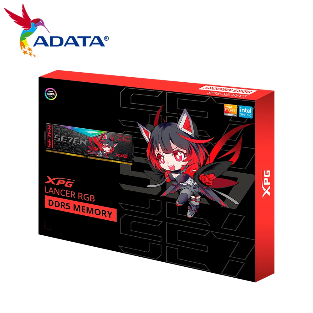 Imagem -04 - Memória Rgb Adata-xpg Lancer Memória Ddr5 16gb 32gb 6000mhz 6400mhz 7200mh Desktop com Dissipador de Calor Ram de 288 Pinos Peças por Conjunto