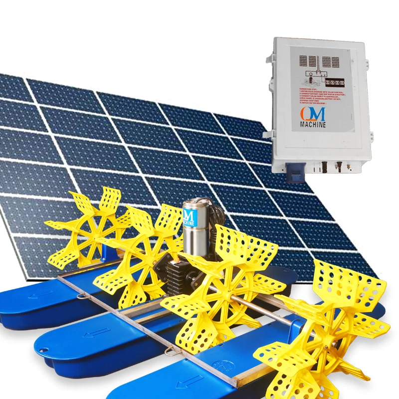 

Energy Hot Sale Aerator Price 304ss Anti Water Battery Solar System Paddle Wheel Aerator New