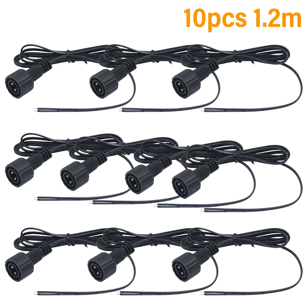 Solarpanel-Box-Controller, 24 V, wasserdicht, mit 8 Blitzmodi, Kabel, 2-poliger Stecker auf Buchse, LED-Lichterkette, Outdoor-Dekoration – Detail 24