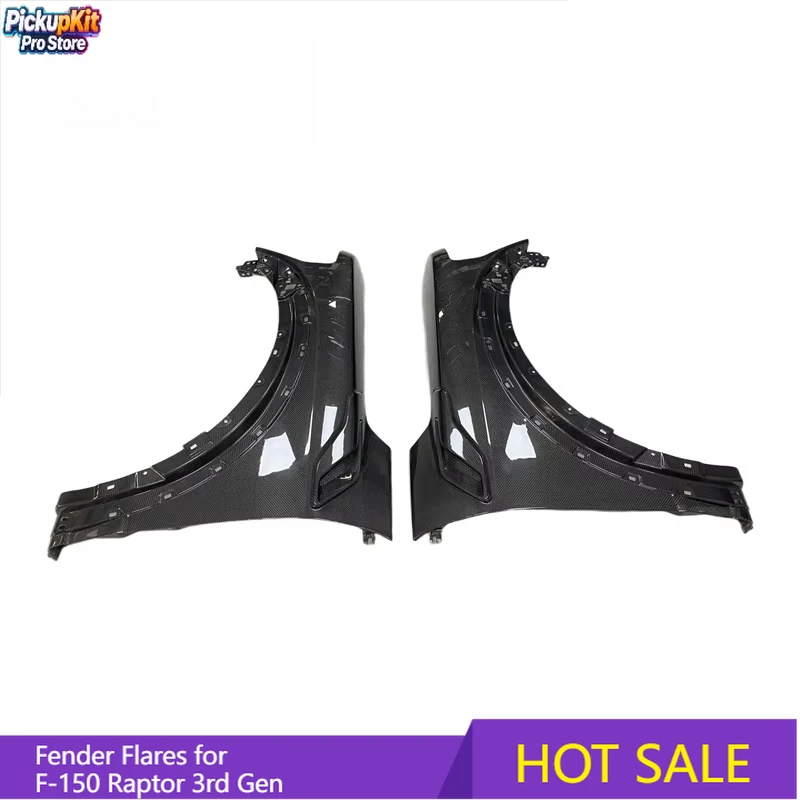 

Premium Upgraded Carbon Fiber Fender Flares for F-150 Raptor 3rd Gen