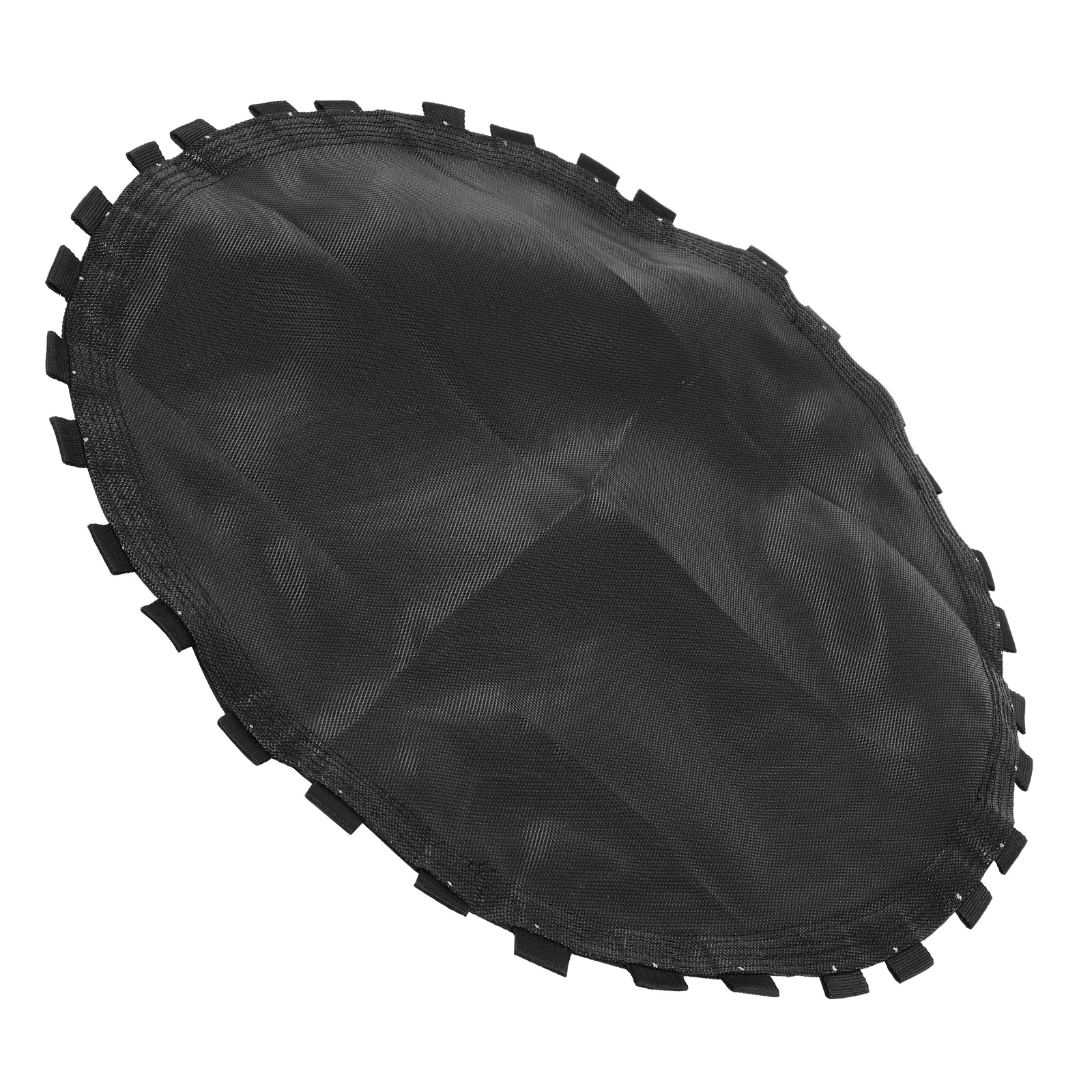 

Black Round Trampoline Mat Breathable Mesh Replacement Uv Resistant Outdoor Jumping Cushion Trampoline Supplies