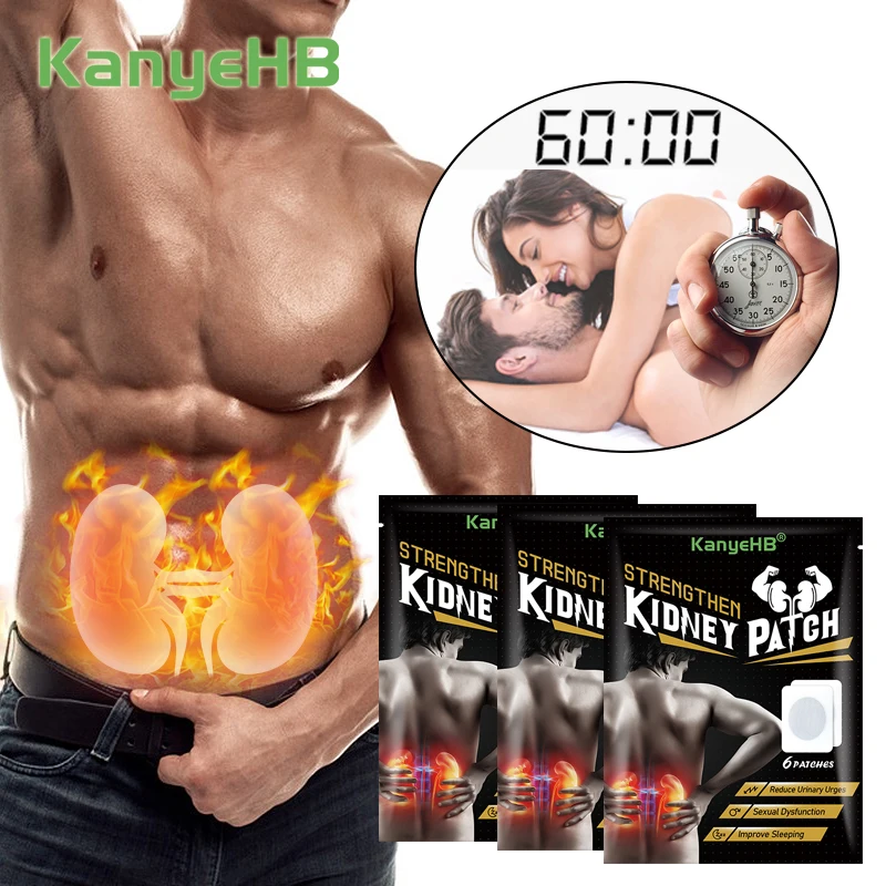 

18Pcs=3Bags Kidney Patch Extend Sexual Time Relief Erectile Dysfunction Frequent Urination Man Kidney Care Herbal Plaster A1816