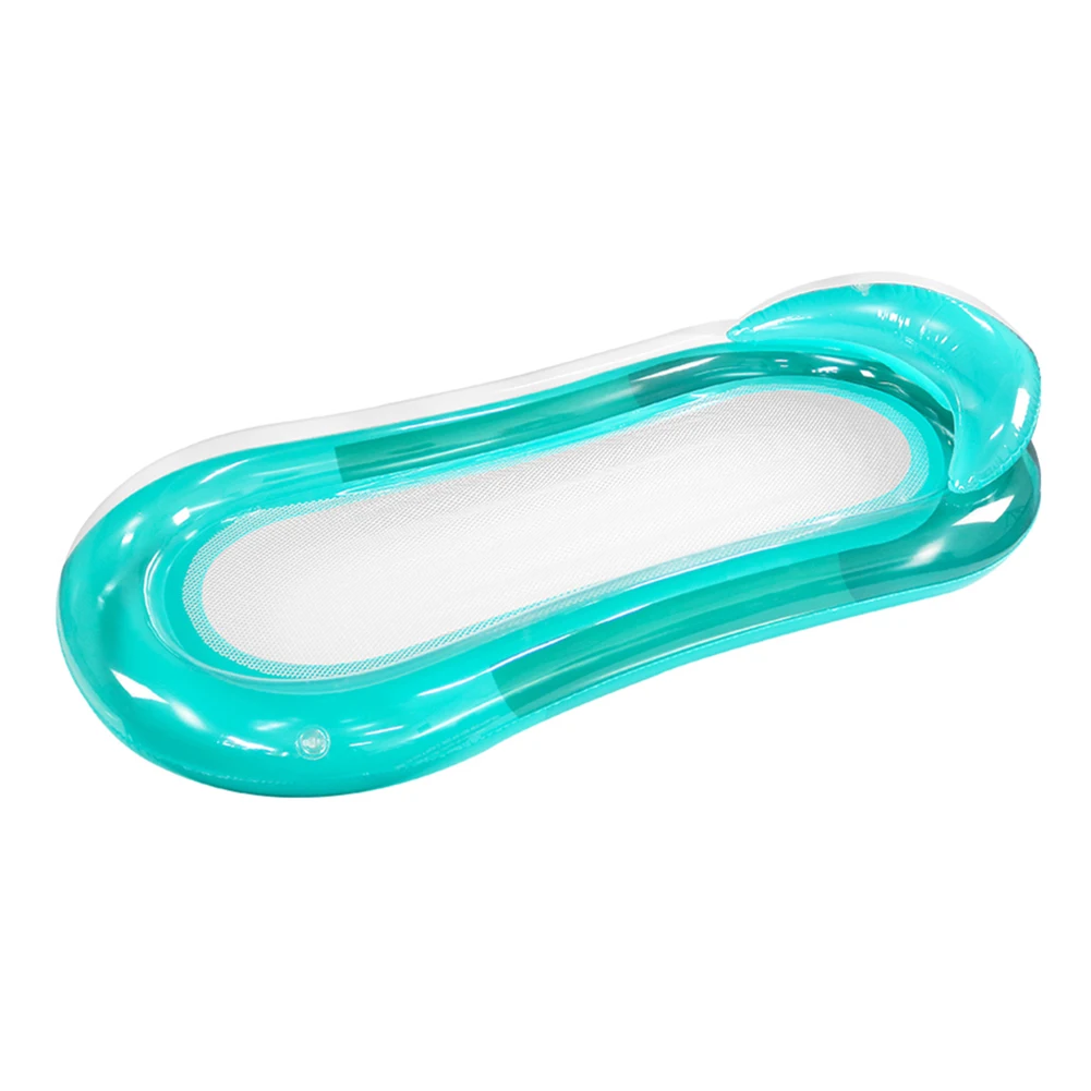 

PVC Inflatable Hammock Bed Foldable Water Floating Bed Portable Leak Proof Nozzle Waterproof Swimming Pool Accessories