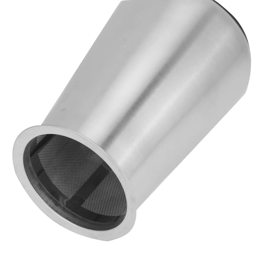 

304 Stainless Steel Coffee Sieve Non-slip Base Silver Coffee Powder Filter Fine Mesh Coffee Powder Sieve Coffee Brewing
