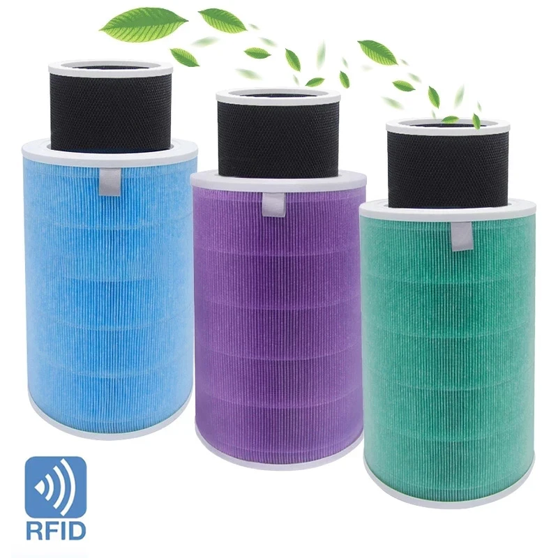 Für xiaomi mi luft reiniger filter für xiaomi reiniger mijia 2 2c 2h 2s 3 3c 3h pro luftfilter carbon hepa ersatz