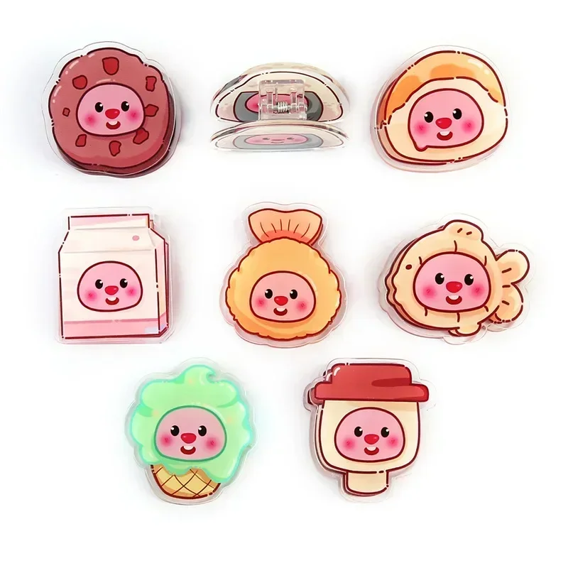 Cute Beaver Pp Clip Ins Style High-looking Acrylic Clip