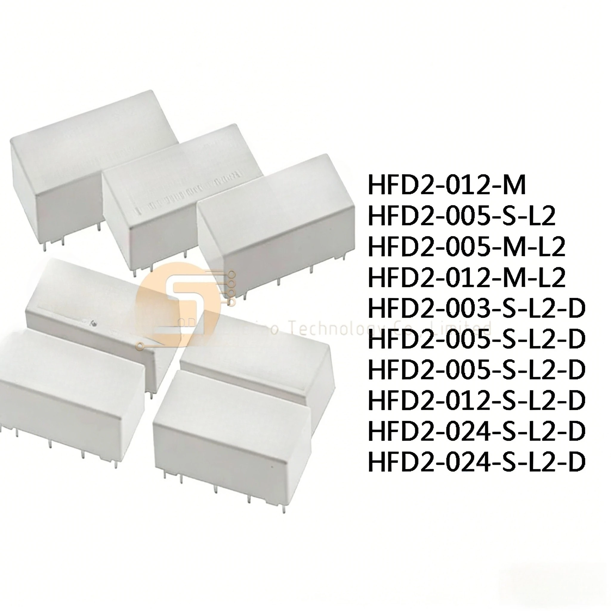 5Pcs HFD2-012-M 8Pin HFD2-005-S-L2 HFD2-005-M-L2 HFD2-012-M-L2 HFD2-003-S-L2-D HFD2-005-S-L2-D HFD2-012-S-L2-D HFD2-024-S-L2-D