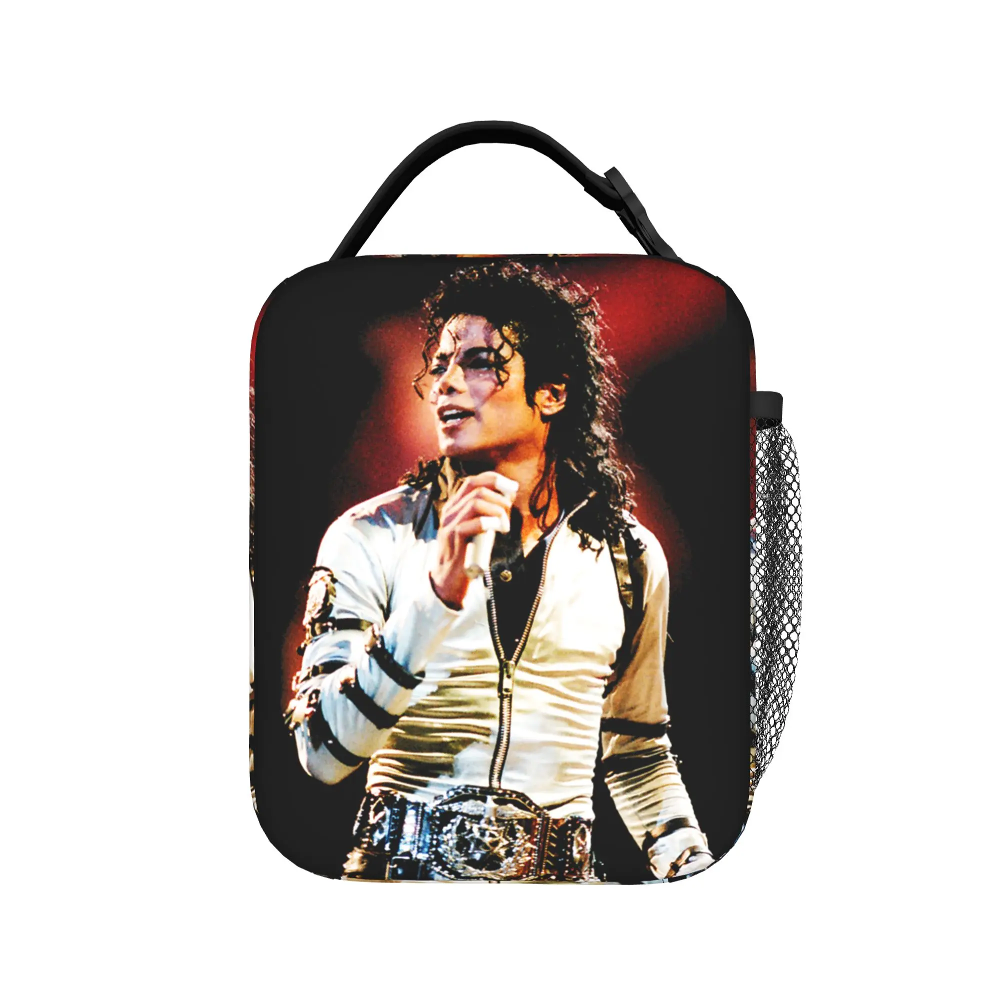 MJ Pop King Insulated Lunch Bag Cooler Bag Reusable,Lunch Container M-Michaels Leakproof Tote Lunch Box Girl Boy School  Outdoor