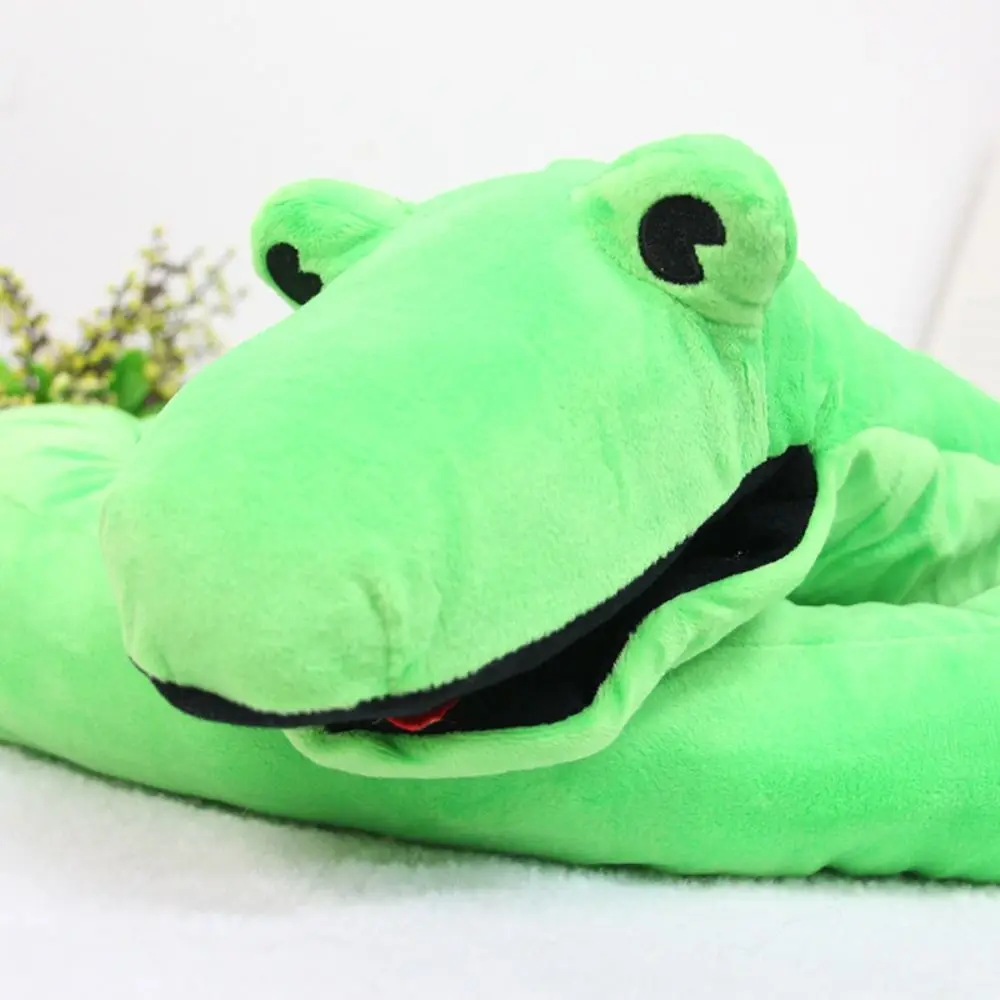 Mond Beweegbare Slang Handpop Groene Slang Realistische Handpop Speelgoed Pluche 150 Cm/59.06 Inch Stuff Snake Python poppen Onderwijs