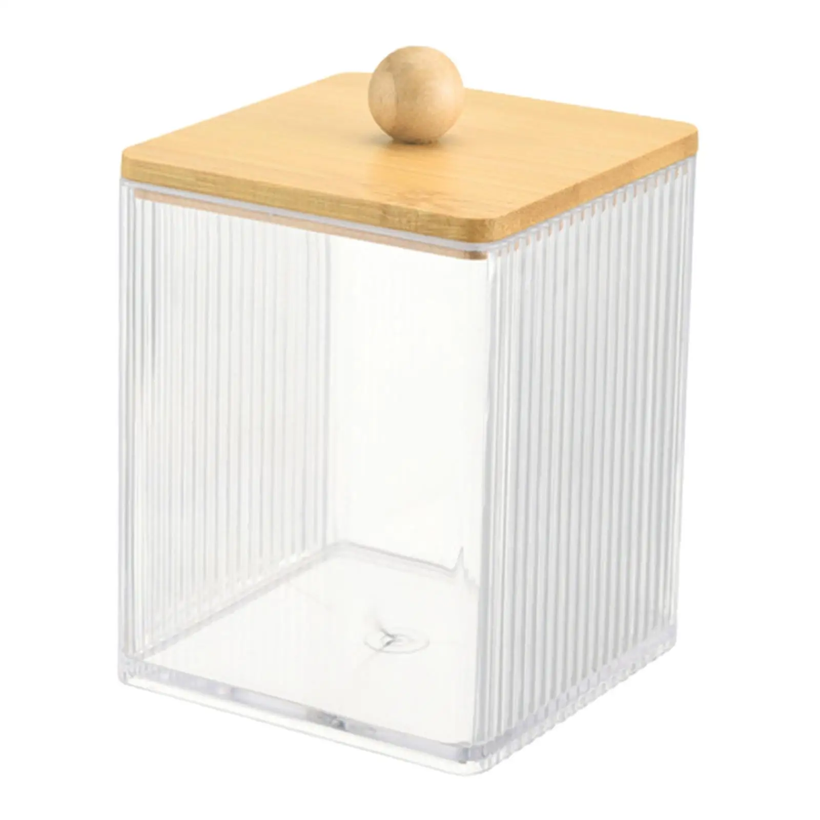 2xMakeup Wattenstaafje Pad Houder Wattenschijfje Container voor Desktop Home Floss