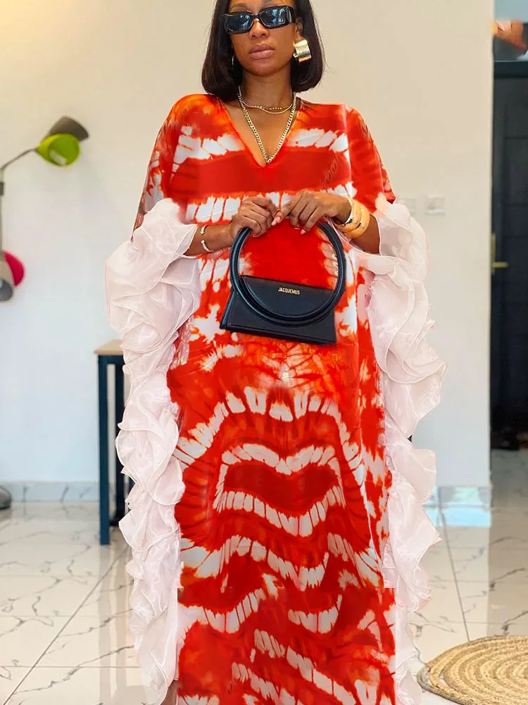 

Custom Classic African Print Elegant Robe, Plus Size Style for All Seasons Carnival Party