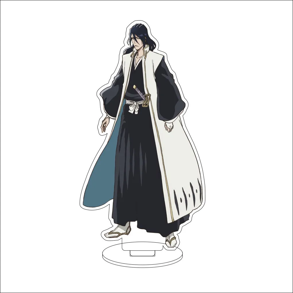 16CM Anime Bleach Ishida Uryuu Inoue Orihime Urosaki Ichigo Kuchiki Rukia Cos Acrylic Figure Stand Ornaments Chirstmas Gifts view 5