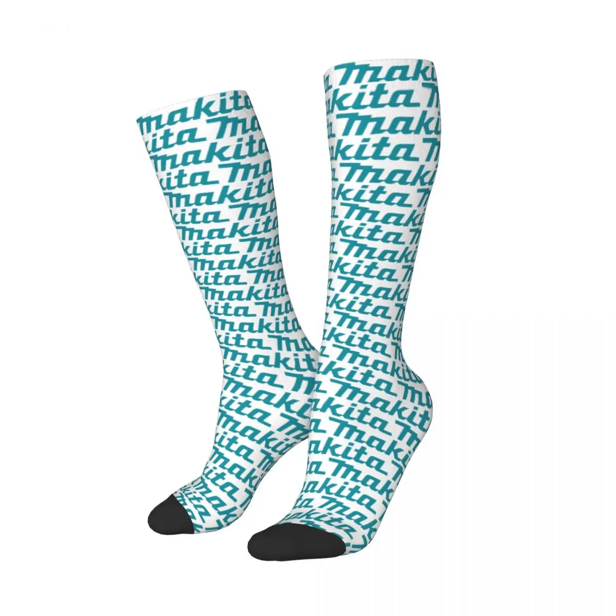 Makita Socks Harajuku High Quality Stockings All Season Long Socks Accessories for Man's Woman's Gifts