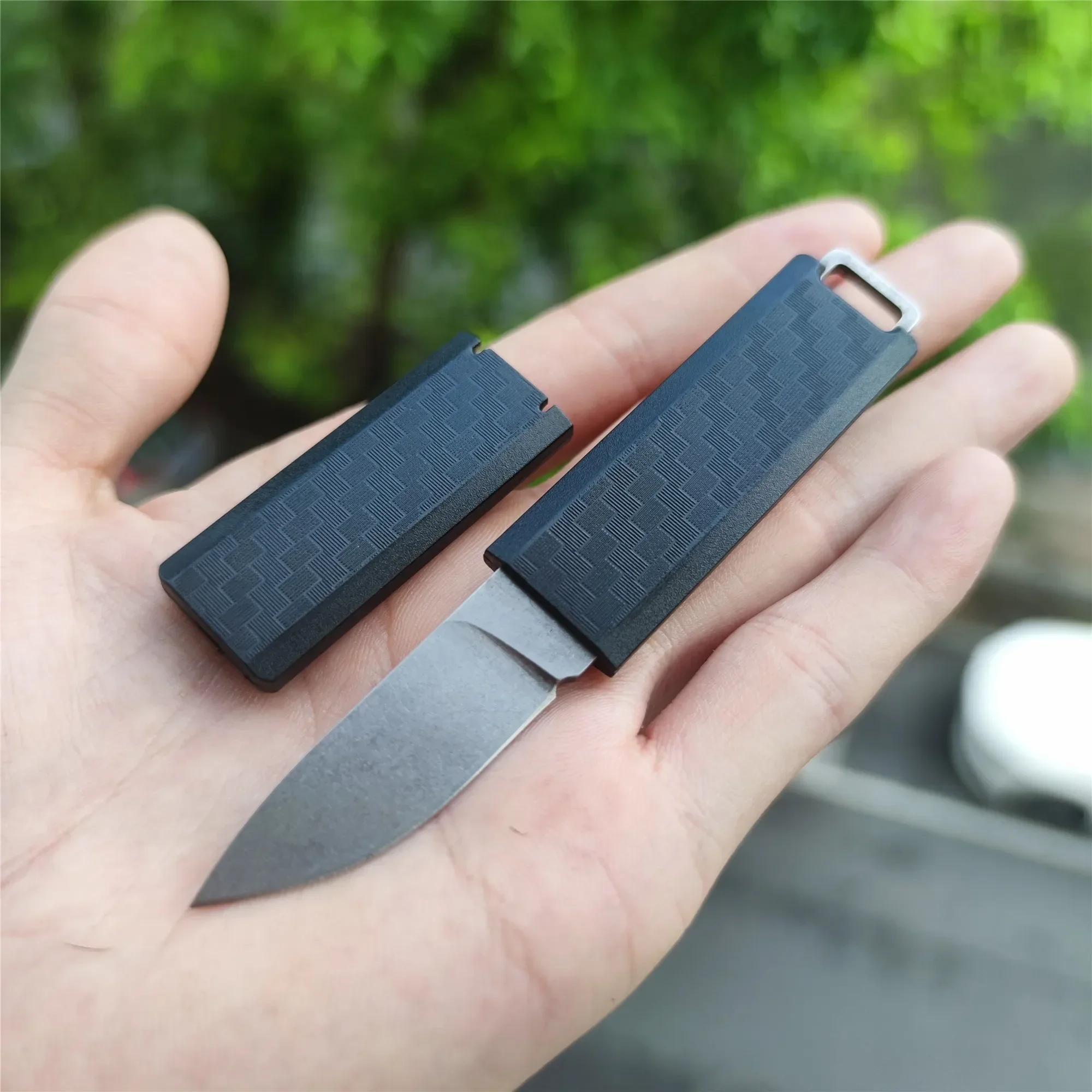 Mini cr2425 Pocket knife 8Cr13Mov blade EDC camping Fixed Knife Outdoor portable jungle survival camping fixed knife