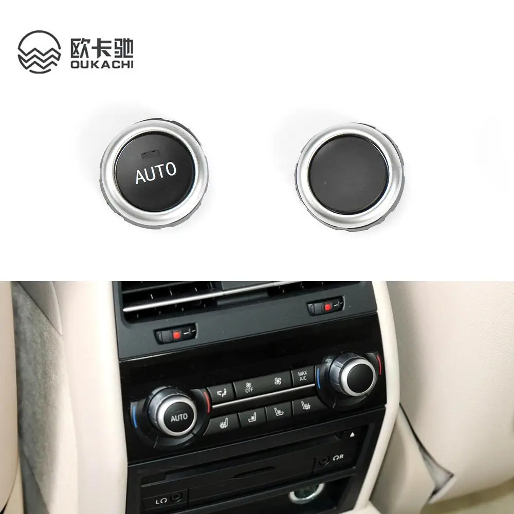 

Rear Air Conditioning Temperature Adjustment Rotation Knob Control Button For BMW 5 6 7 Series F10 F06 F12 F07 F01 F02