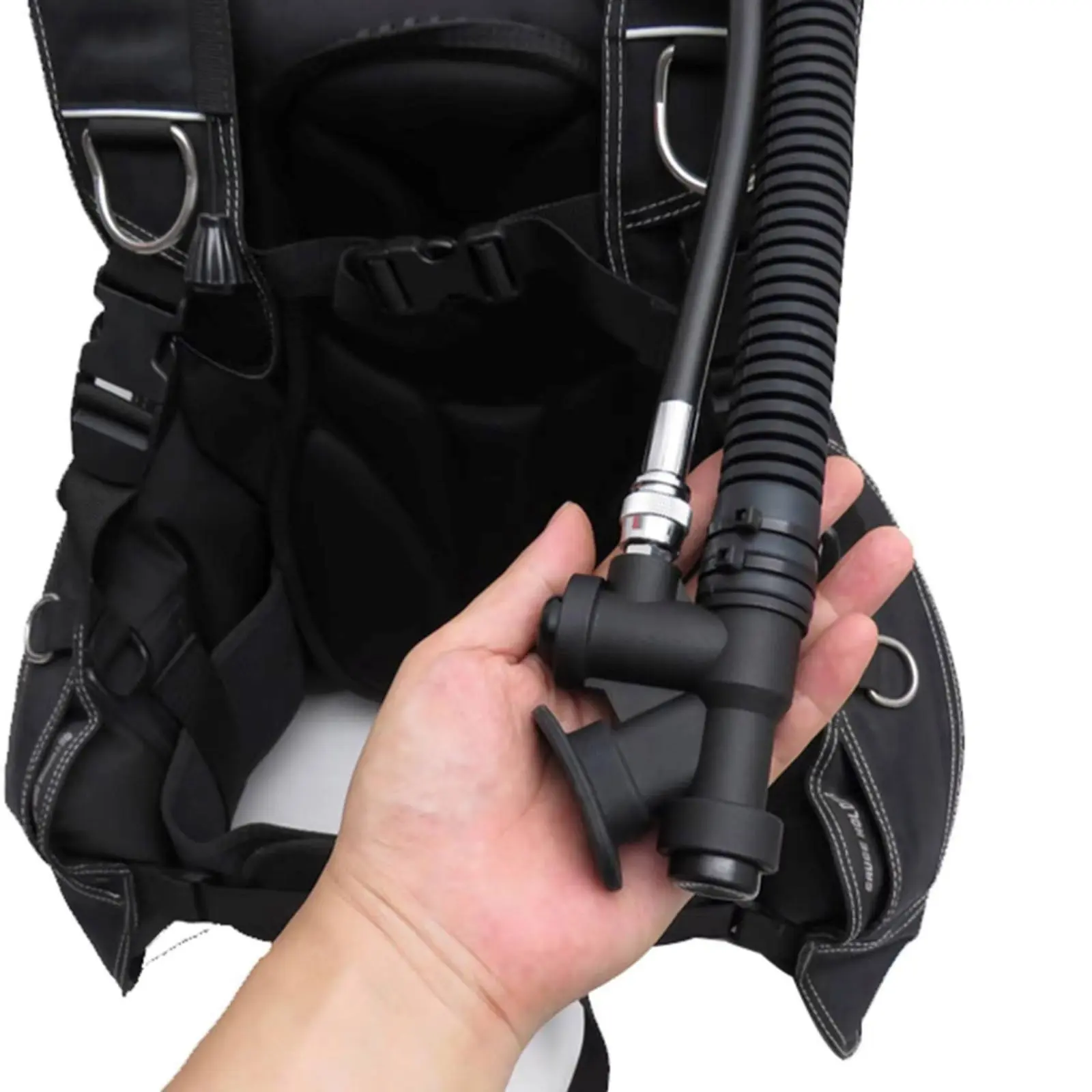 

Underwater BCD Low Pressure Hose Reinforced Rubber Diving Equipment