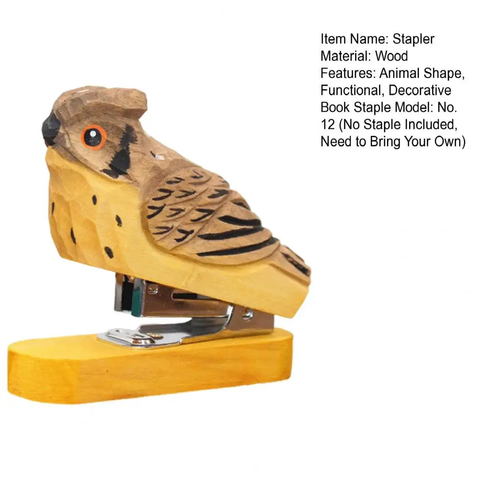 9.5*10 سنتيمتر شكل حيوان صغير دباسة يده مكتب عمل دباسة فريد الزخرفية دباسة الاطفال الكبار لطيف البومة اللوازم المدرسية