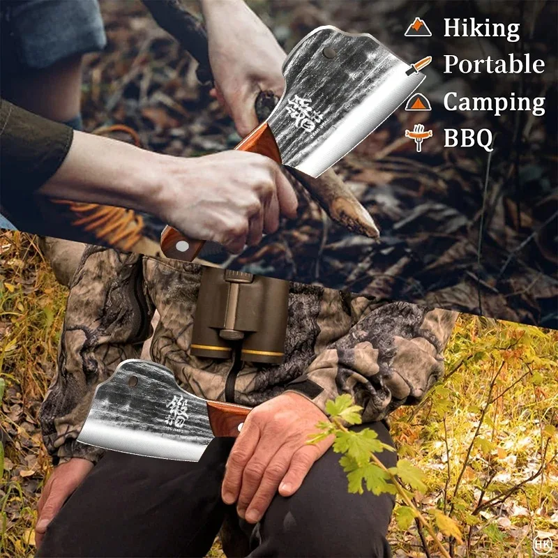 A suitable for heavy chopping, large machete with a outdoor, used as a large straight knife fo, yard work, and jungle clearing 