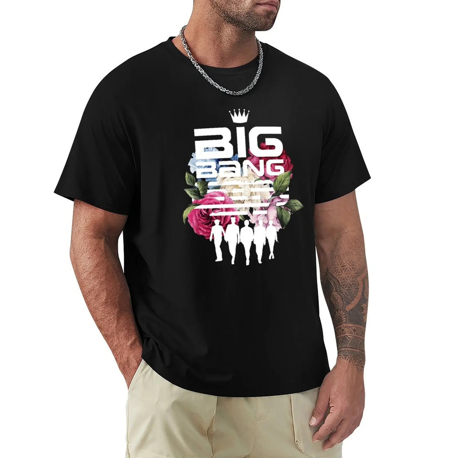 

BIG BANG Flower Road T-Shirt T-shirts oversize cheap stuff for a boy hippie clothes mens designer clothes