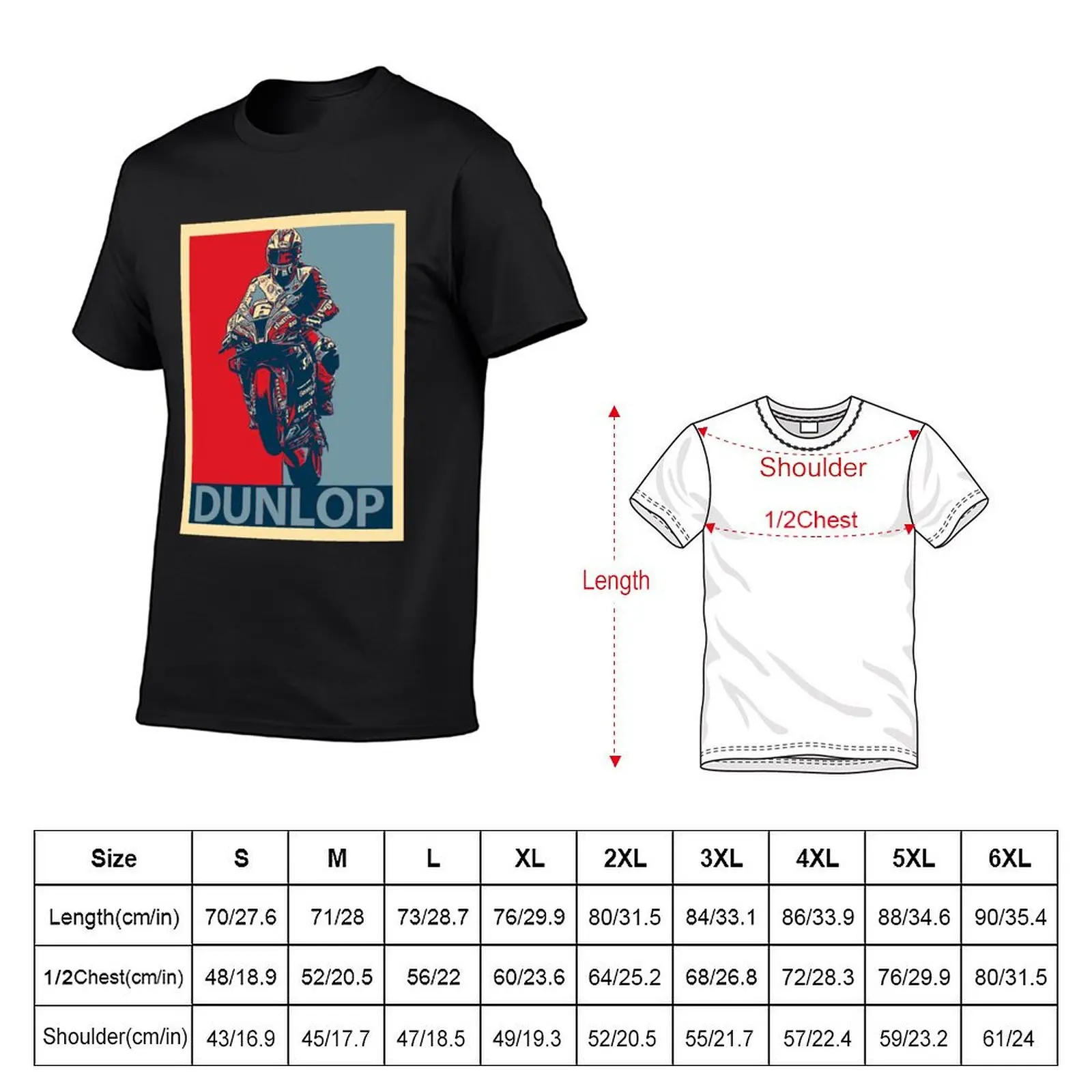Michael Dunlop T-Shirt customs blacks oversized t shirt men