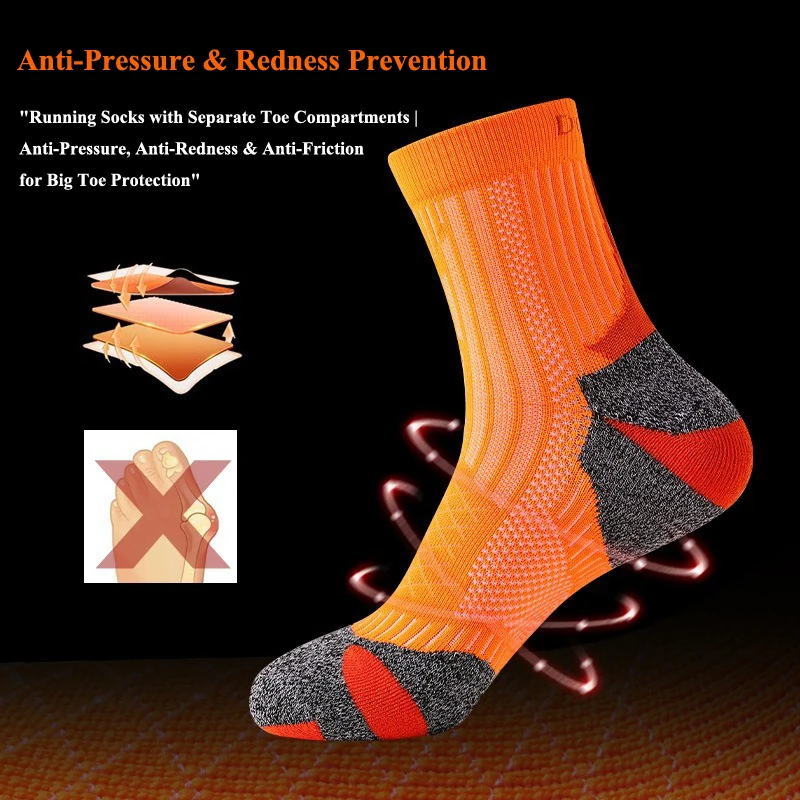 Professional Marathon Running - Athletic Sock Cushion บทวิจารณ์และราคา