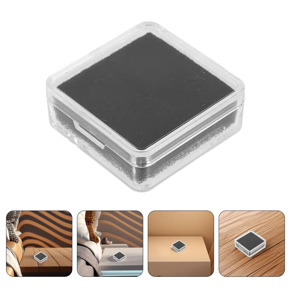 

12Pcs Acrylic Jewelry Display Case Transparent Gemstone Storage Box with Sponge Collector Coin Organizer Gemstone Boxes