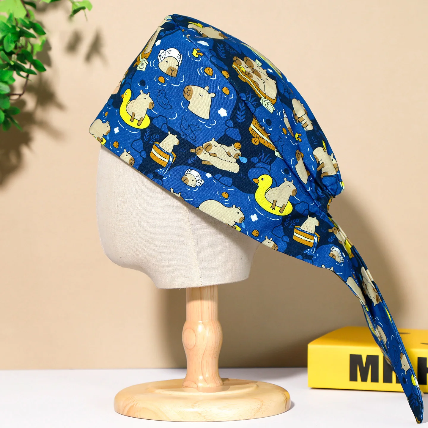 Soft Medical Scrub Hats Hospital Surgeon Working Caps Women Nurse Dental Clinic Caps Beauty Salon Work Headwears