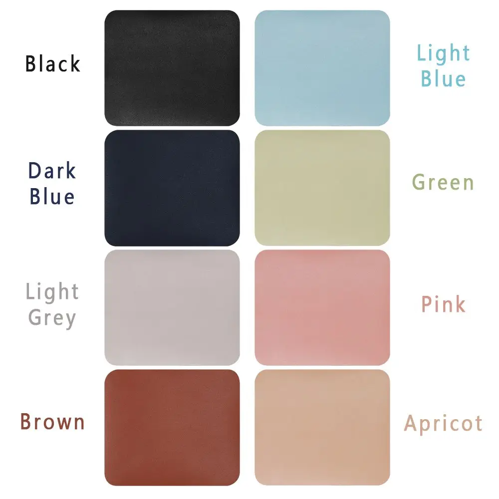 Anti-slip Mouse Pad Leather Gaming Mice Mat Desk Cushion Universal Comfortable For Laptop PC