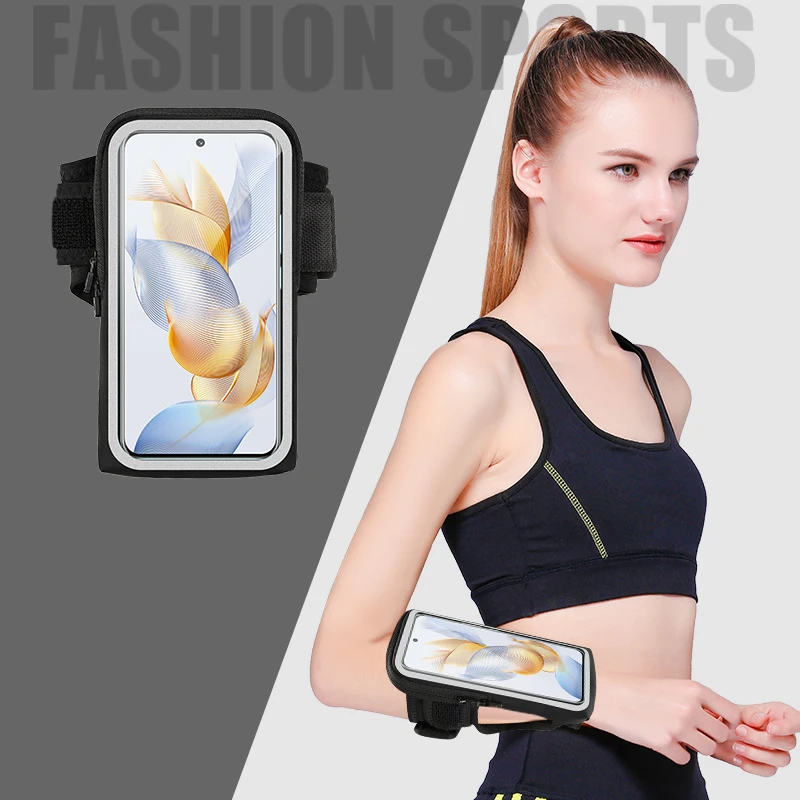 HAISSKY Touchscreen Laufsport Handgelenktasche für iPhone 17 16 15 14 13 12 11 Pro Max 16 Plus 16E Radfahren Workout Armband Tasche