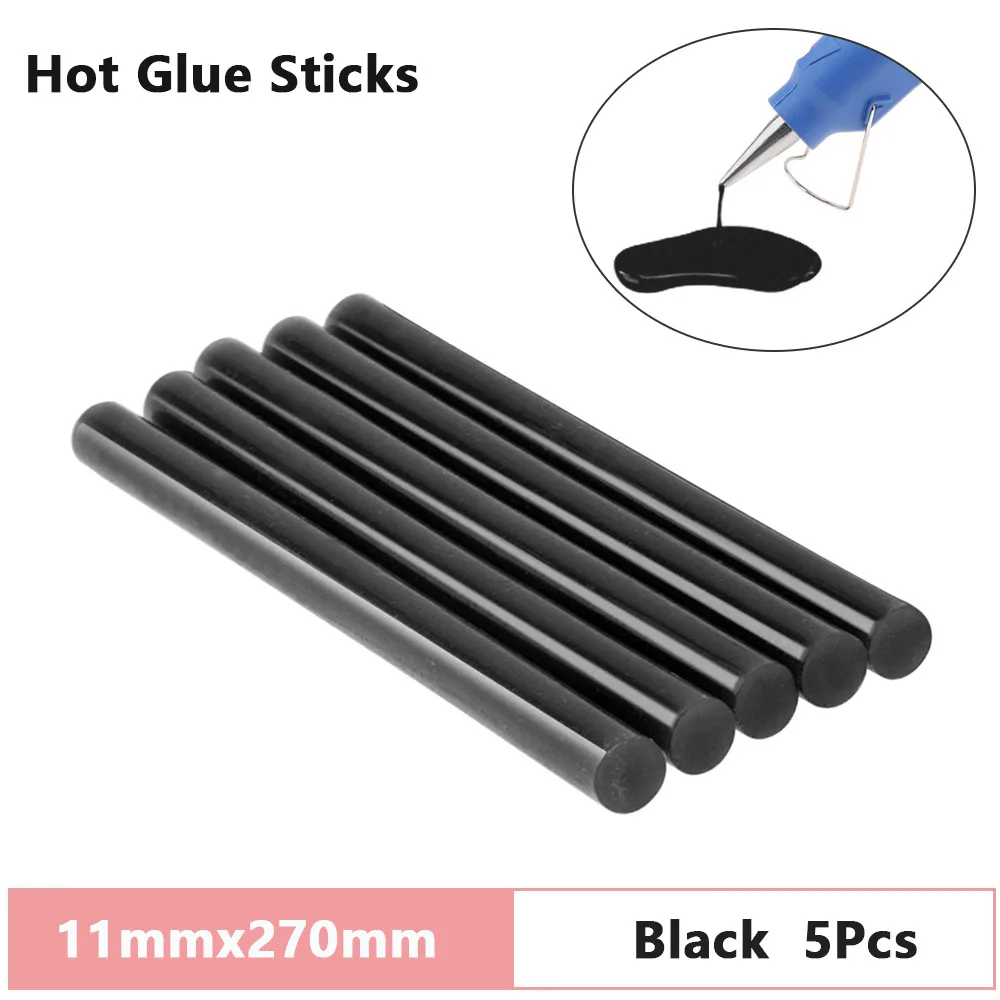 5pcs 7mm/11mm Hot Melt Gun Glue Sticks Gun Adhesive DIY Tool for Hot Melt Glue Gun Repair Alloy Accessories Tools