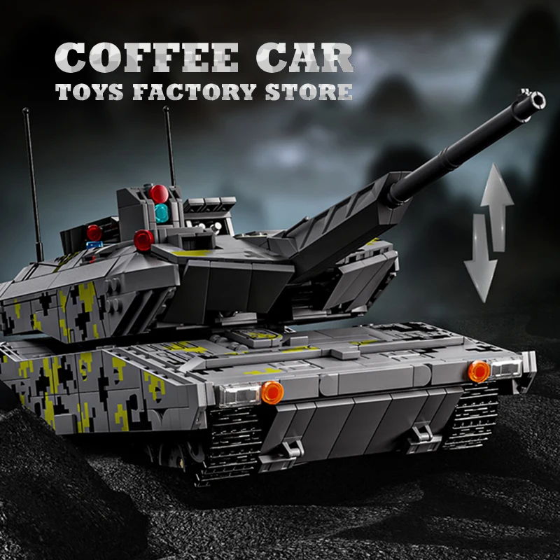 NEW KF51 Main Battle Tank Building Blocks Army Armored Vehicle EMBT MOC Bricks Model WW2 Military Toys Adult Boy Christmas Gifts