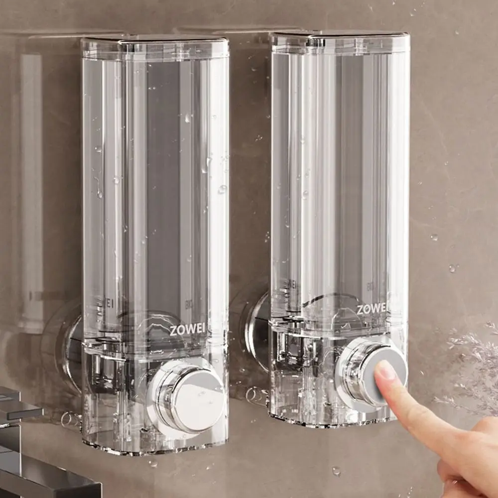 

Настенный дозатор мыла на присоске, прозрачный INS, пресс для мыла для рук, бутылка, экономия места, контейнер для мыла для лосьона без капель