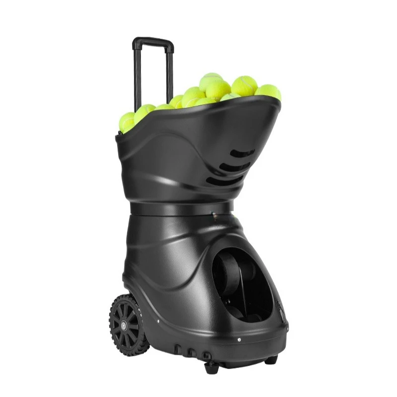 Tennis automatic serve machine, trainer, throwing and shooting machine, accompanying practice single play