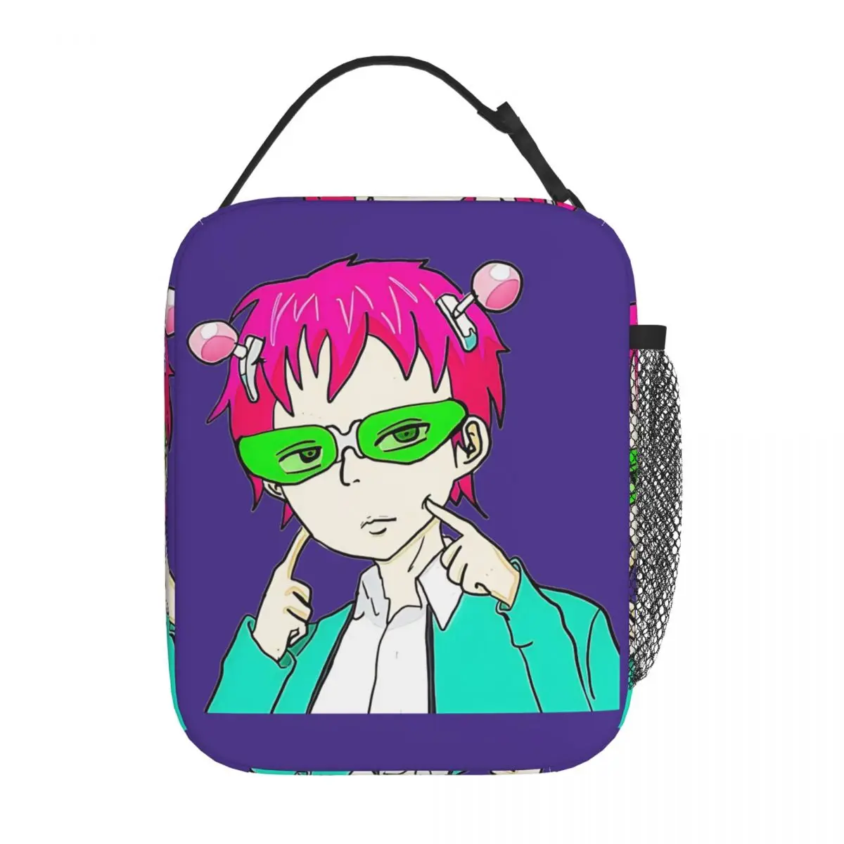 Saiki Kusuo No Psi-nan Insulated Lunch Bags High Capacity Manga Lunch Container Cooler Bag Lunch Box Tote Work Picnic Men Women