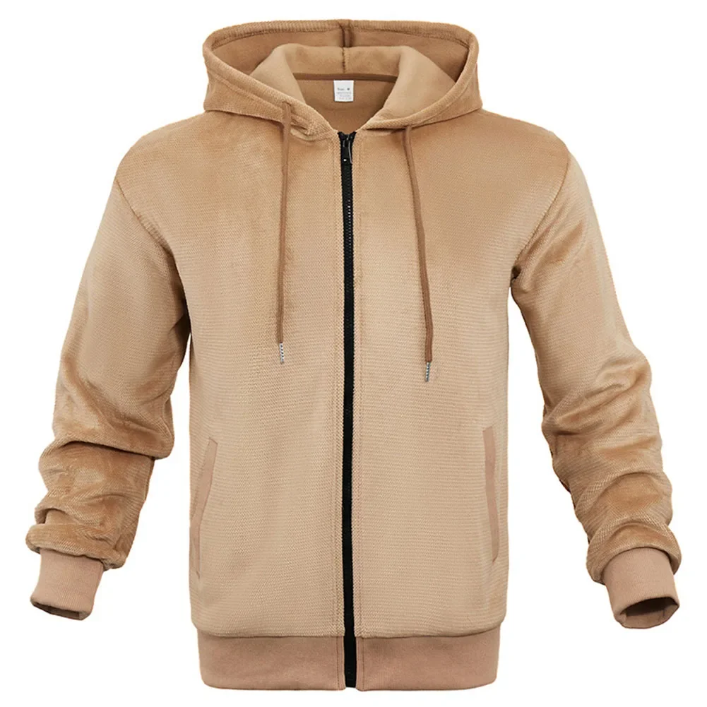 

Long Sleeve Casual Tops Casual Casual Jacket Black Hooded Sweater Polyester Fabric Slight Stretch Solid Pattern