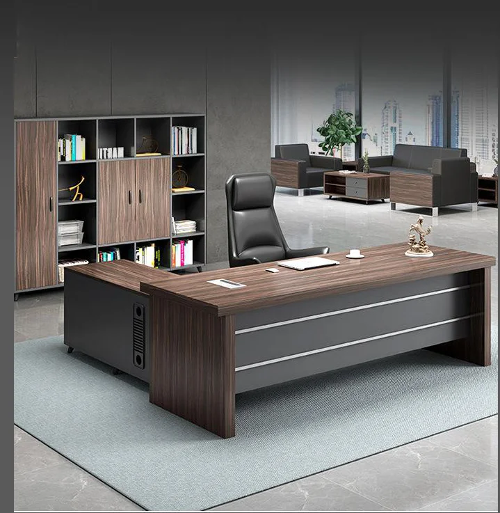 Smooth Executive Desk From Manufacture Classic Office Table Traditional Desk for CEO