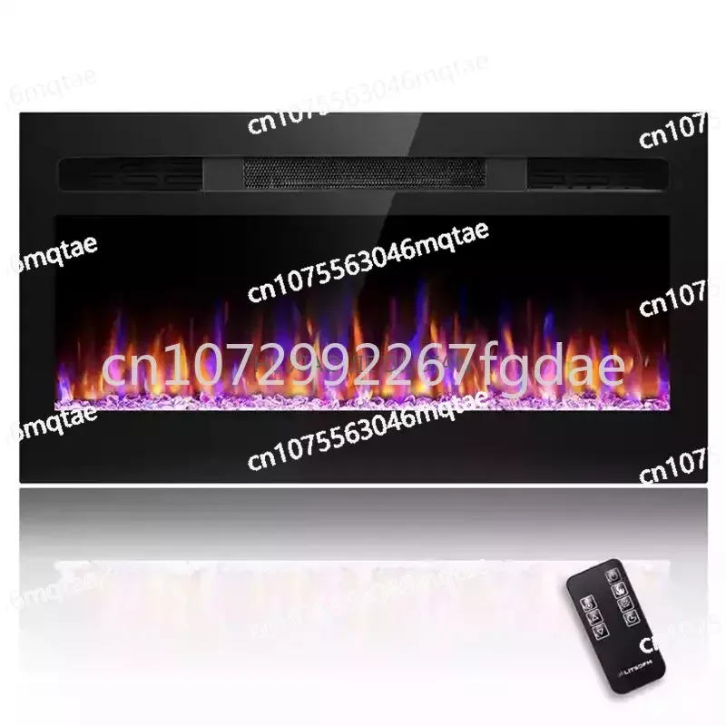 New 3D Electric Fireplace, Household Heater, Indoor Stove, Concealed Wall Hanging Decoration, Fire Electric Fireplace